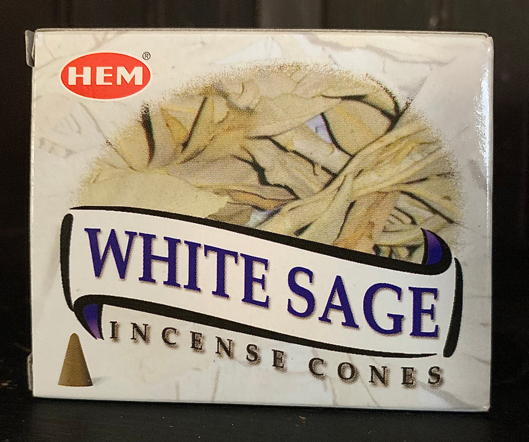 HEM White Sage Incense Cones