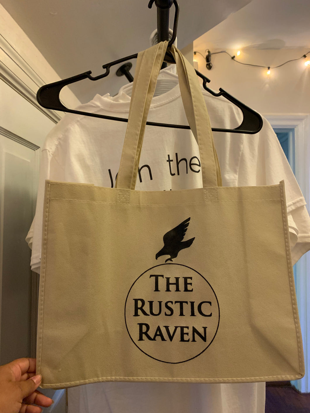 Rustic Raven Tote Bag